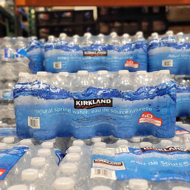 Image of Kirkland Natural Spring Water 40-Pack - 40 x 500 Grams